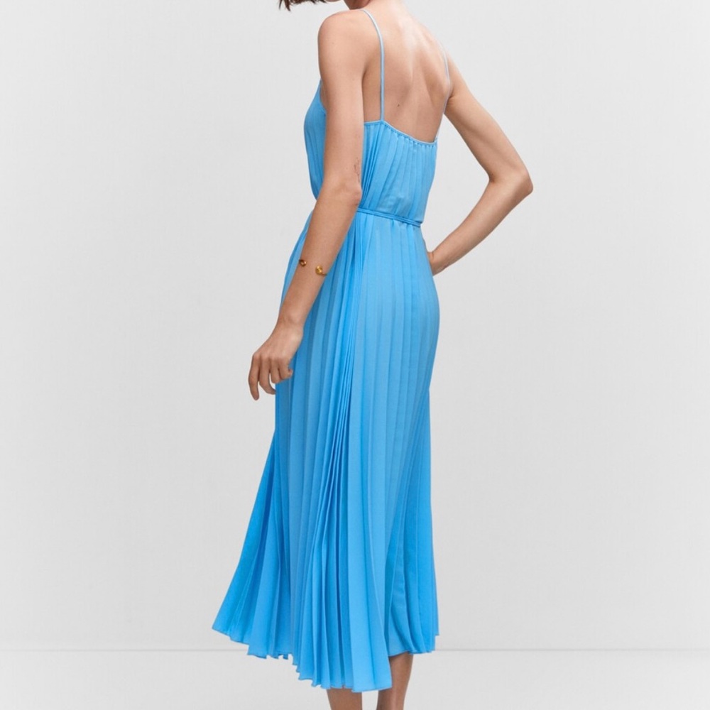Elegant Blue Maxi Dress by MANGO - Picture 2 of 8